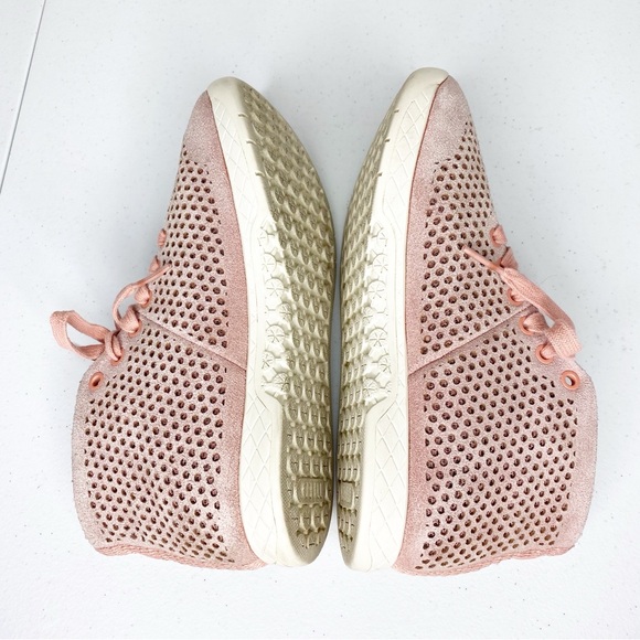 No Bull Mid Suede Trainers Sneakers Pink Size 8.5 - Picture 7 of 9